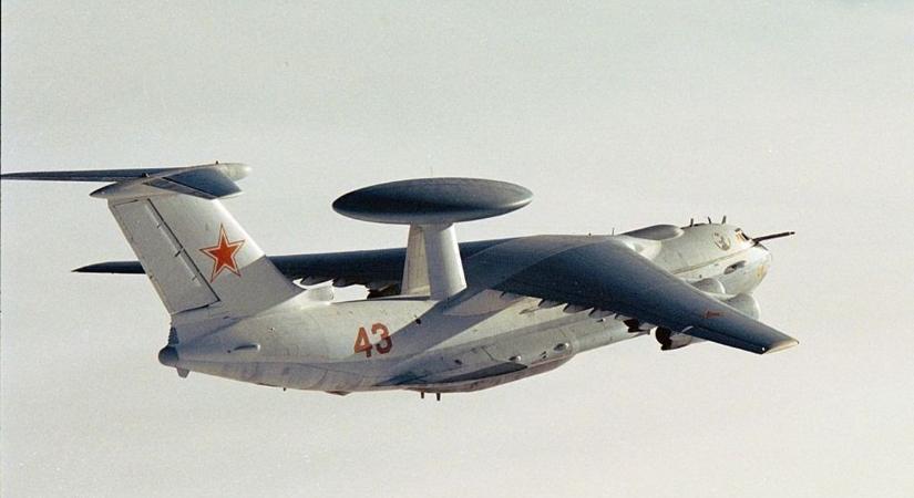 Videón a lelőtt A-50 nagy hatótávolságú readarérzékelős orosz repülő