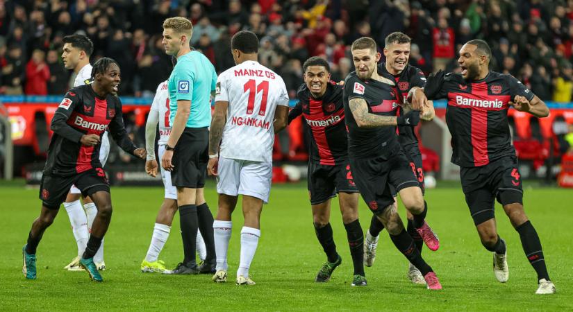 Bundesliga: szenvedve, de hozta a kötelezőt a kiesés ellen küzdő Mainz ellen a Bayer Leverkusen! – videóval