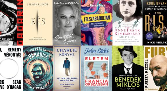 Rushdie, Gagarin, Pamela és Kobe – a legjobban várt életrajzi újdonságok 2024 tavaszán