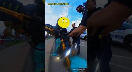 Három rendőr sem bírt a száguldó motorossal