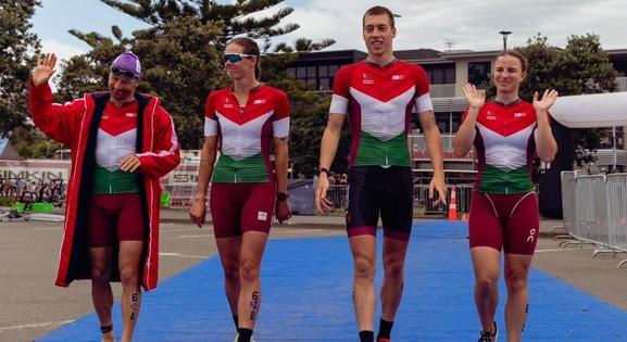 Hatodik a magyar vegyes váltó a triatlon vb Új-Zélandon tartott viadalán