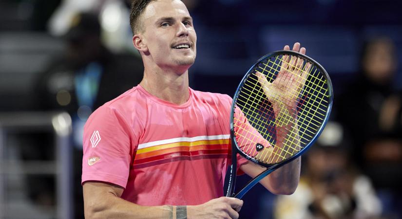 Fucsovics Márton újabb sikerével főtáblára jutott a dubaji tenisztornán