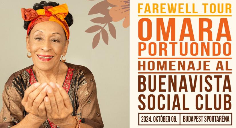 Omara Portuondo, a Buena Vista Social Club 93 éves sztárja Budapesten ad koncertet