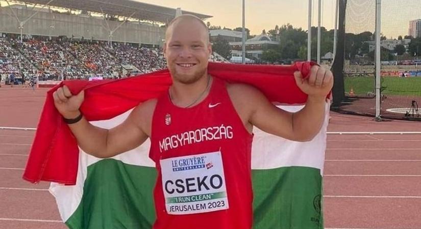 A jeruzsálemi U20-as Európa-bajnokságon harmadik helyet elért kalapácsvető, Csekő Miklós lehet az év sportolója