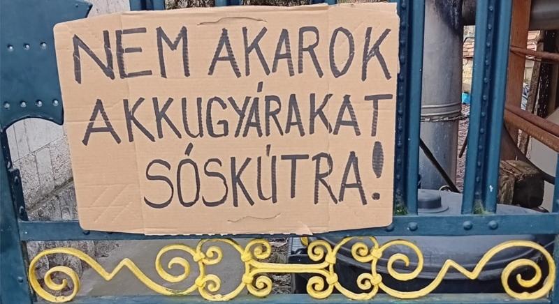 Sóskúti Civil Kör: Minden eszközzel tiltakozunk az akkufeldolgozó ellen