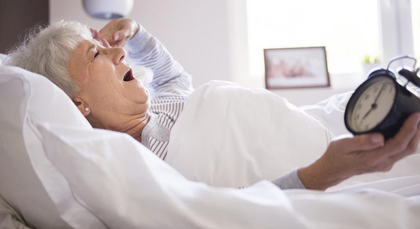 Az időskori alvászavar súlyos betegség figyelmeztető tünete