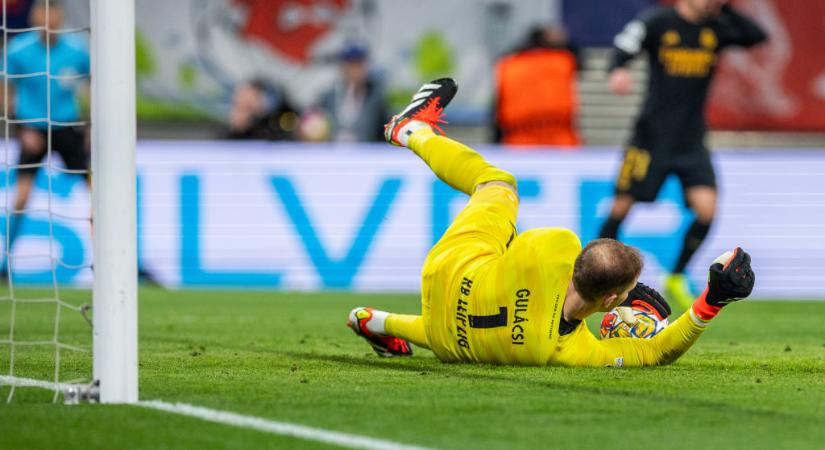 RB Leipzig: Gulácsi sérülése miatt továbbra sem tréningezik