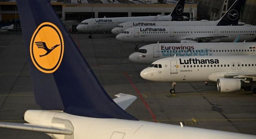 Háromnapos sztrájkot hirdet a Lufthansa földi személyzete Németországban