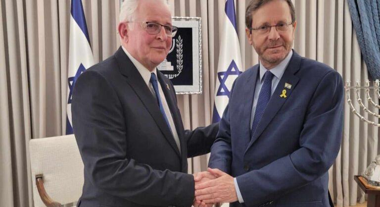A Mazsihisz elnöke az izraeli államelnökkel találkozott