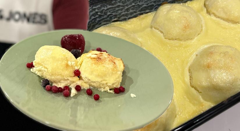 Túrógombóc sütőben: omlós, krémes, mennyei és egyszerű
