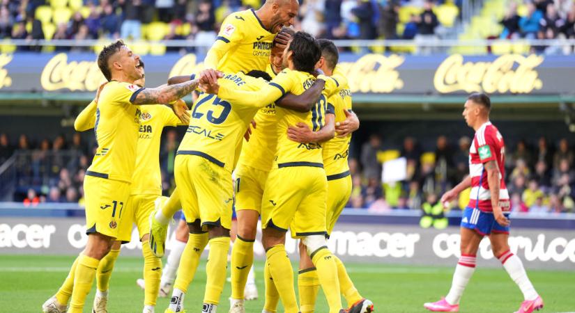La Liga: hatgólos mérkőzésen ütötte ki a Villarreal a Granadát – videóval