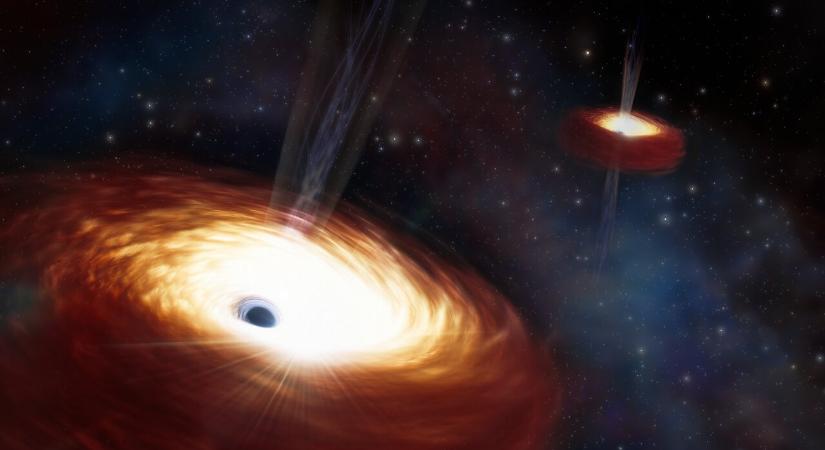 Nem tud összeolvadni a ma ismert legnagyobb tömegű fekete lyuk páros