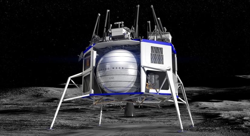 Jeff Bezos 2025-re tervezi a Blue Origin első holdra szállását