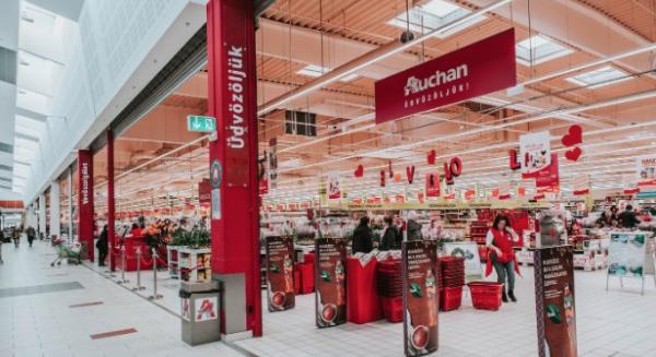 Az Auchan hipermarketekben idén 7000 termék lett olcsóbb, mint tavaly