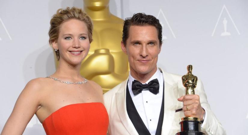 Oscar-díj: Jennifer Lawrence és Matthew McConaughey is díjat ad át