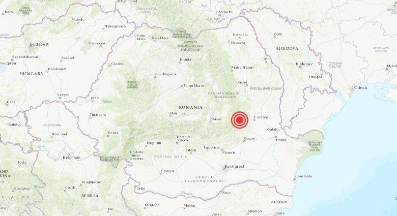 Sepsiszentgyörgytől 70 kilométerre volt a földrengés epicentruma