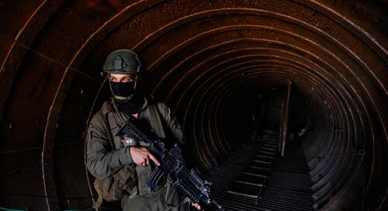Izrael betemette a Hamász eddig megtalált leghosszabb alagútját