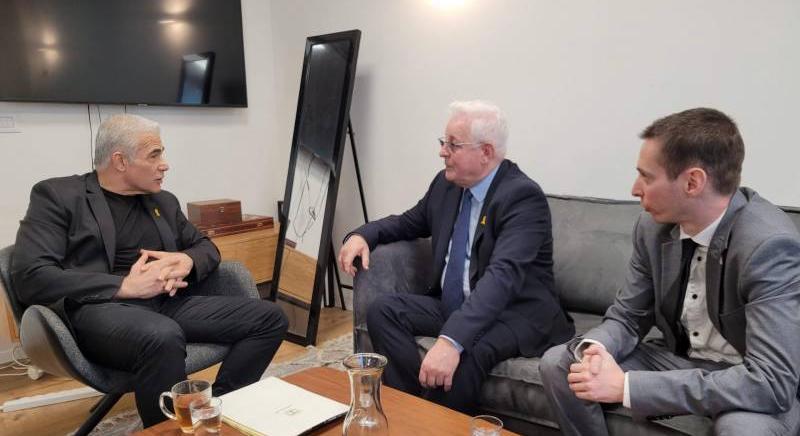 A Mazsihisz elnöke Jair Lapiddal és Benny Gantz-cal találkozott