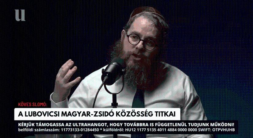 Az Ultrahangon kérdezték Köves Slomó rabbit a magyar zsidóságról és az EMIH-ről