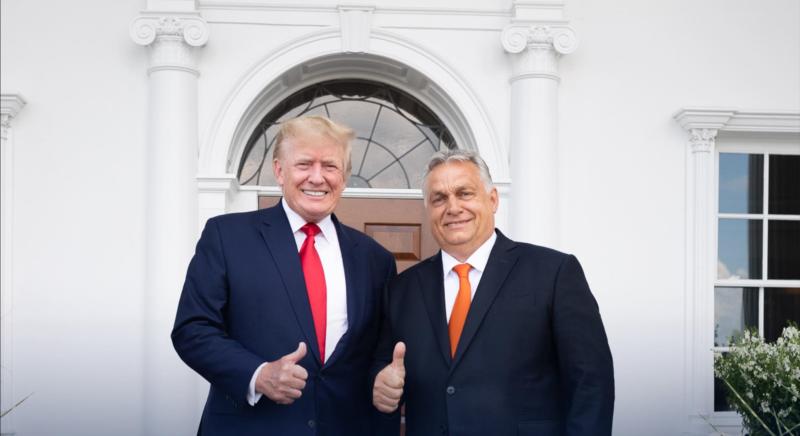 Küszöbön a harmadik Trump-Orbán találkozó