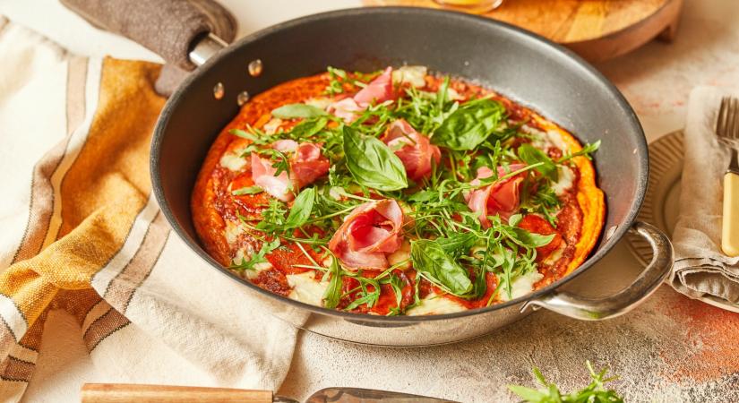 Frittata-pizza – a fullos proteinpizza