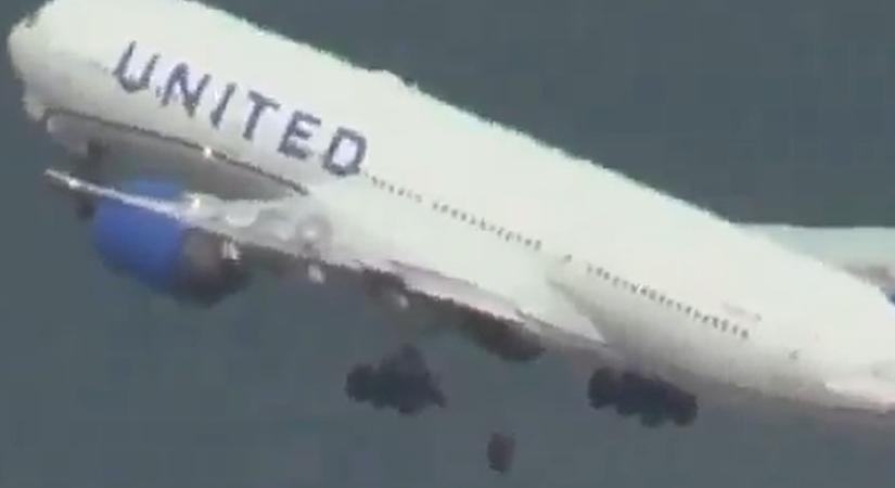 Felszállás közben elhagyta egyik kerekét a United 777-ese