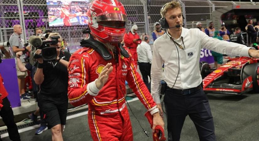 Leclerc reakciója az új csapattársa eredményére: Remélem, Carlos mihamarabb visszatér