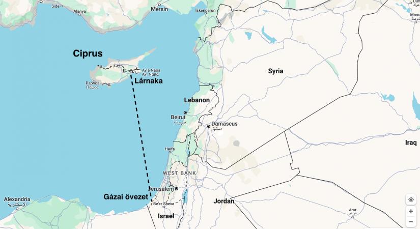 Az EU megnyitja a tengeri folyosót, hogy Ciprusról segélyt küldhessenek Gázába