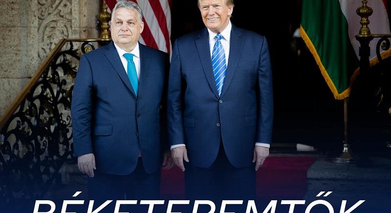 Orbán Viktor: „Jobb lenne a világnak, ha Trump lenne az amerikai elnök”