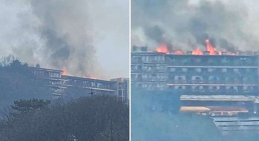 Tűz keletkezett egy visegrádi hotelben, az esztergomi tűzoltókat is riasztották