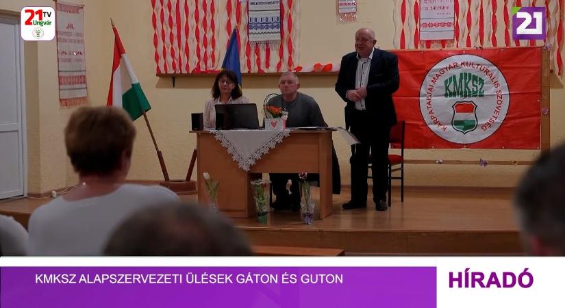 KMKSZ alapszervezeti ülések Gáton és Guton (videó)