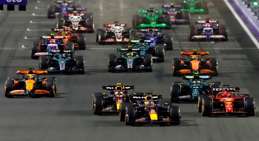 Verstappen a szaúdi F1-futamon is oktatott, a Ferrari újonca hatalmasat ment