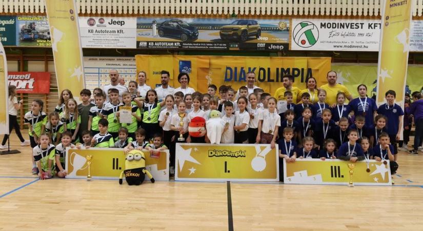 Taroltak a szombathelyi iskolák a Diákolimpia játékos sportverseny országos döntőjében Kiskunhalason!