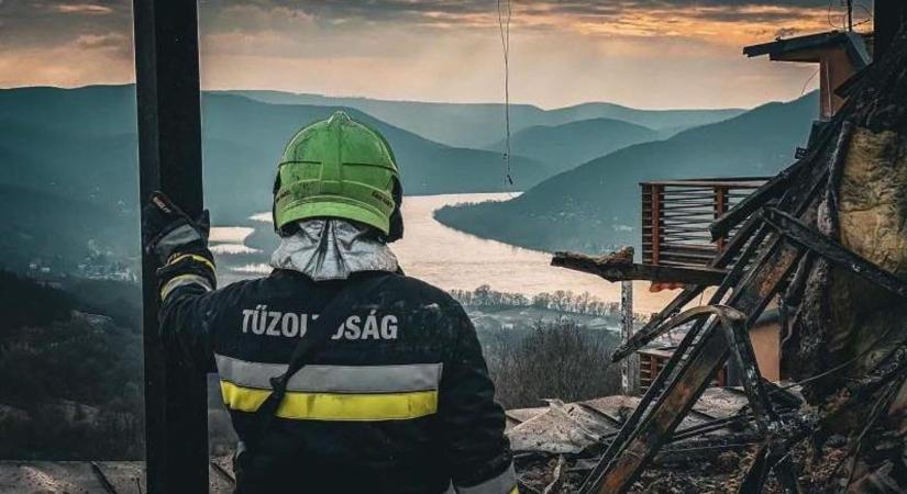 Itt a katasztrófavédelem megrázó videója a visegrádi tűzről
