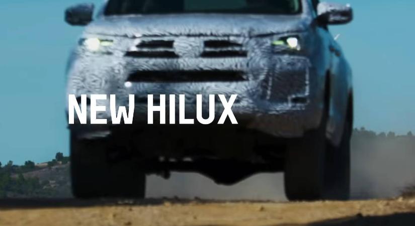 Álcázva mutatta meg a Toyota az új Hiluxot