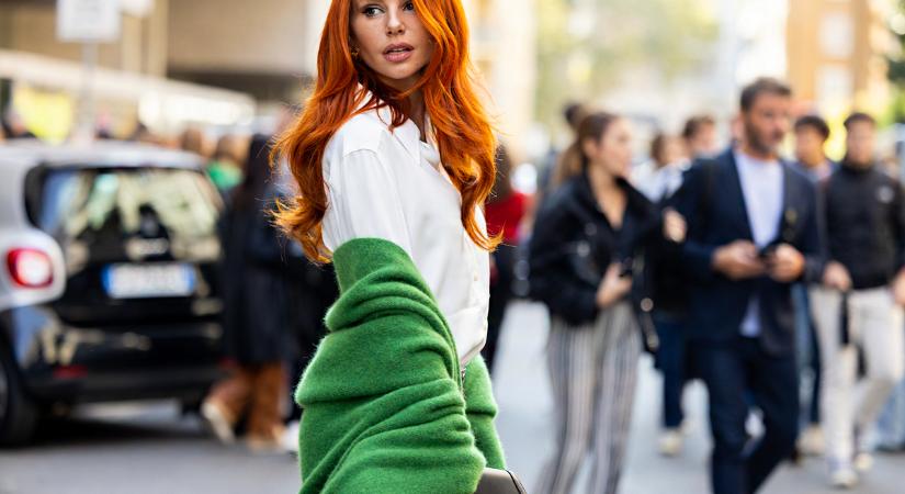 Vörös hajáért és a stílusáért is odáig van a divatszakma: nőies és extra sikkes a skót modell