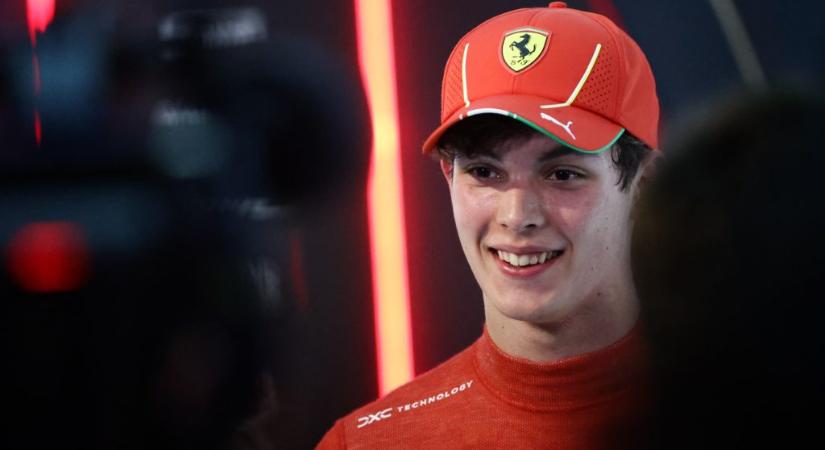 „Csillag született” – mindenkire jó benyomást tett a Ferrari 18 éves újonca
