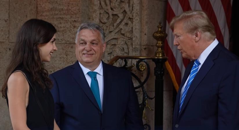 Nemcsak Orbán Viktor, de a legkisebb lánya, Flóra is találkozott Donald Trumppal