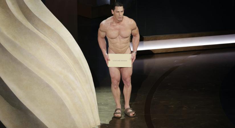 Oscar 2024: backstage fotó árulkodik arról, hogy John Cena nem volt meztelen