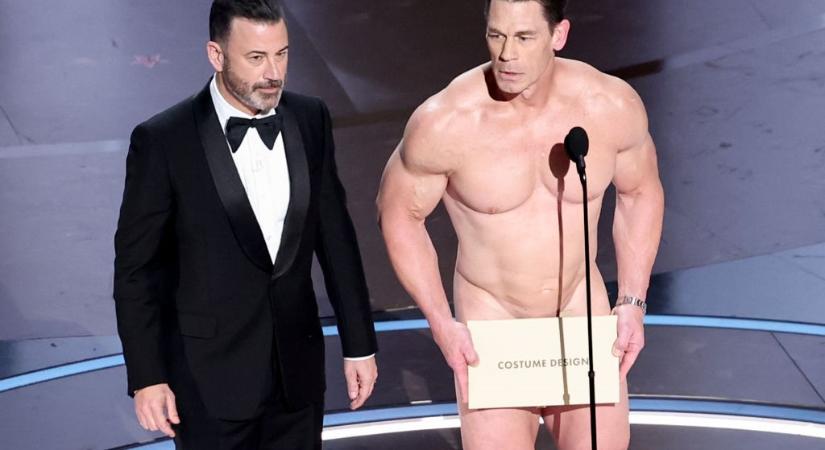 Oscar 2024: anyaszült meztelenül lépett a színpadra a színész John Cena