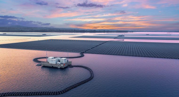 A Hollandia partjainál épülő úszó napelempark egyszer a világ legnagyobbja lehet