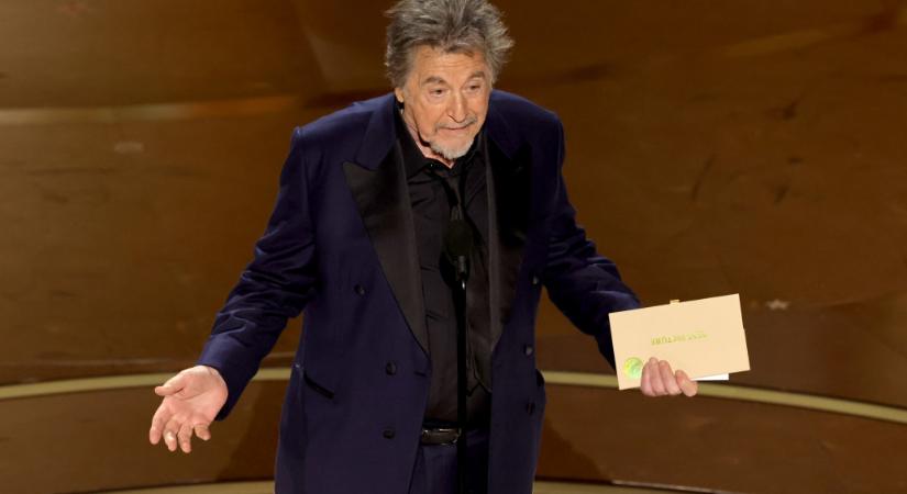Al Pacino a meglehetősen fura Oscar-prezentálásáról: A producerek döntése volt, hogy ne olvassam fel a jelölteket