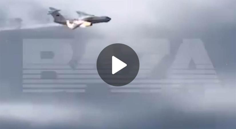 Lezuhant az orosz légierő egyik Il-76-os szállítógépe
