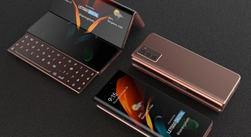 Háromba hajtható mobilt fontolgat a Samsung