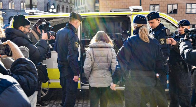 A svéd rendőröknek elegük lett Greta Thunbergből