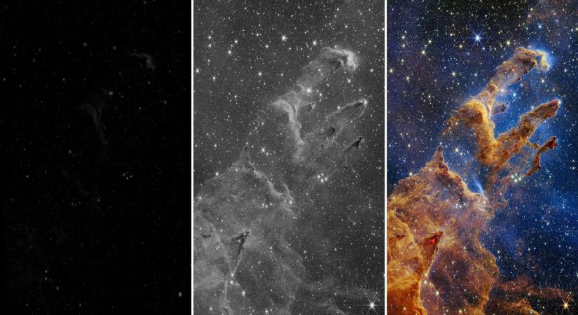 Hogyan néz ki valójában az űr a teleszkópok nyers felvételein?