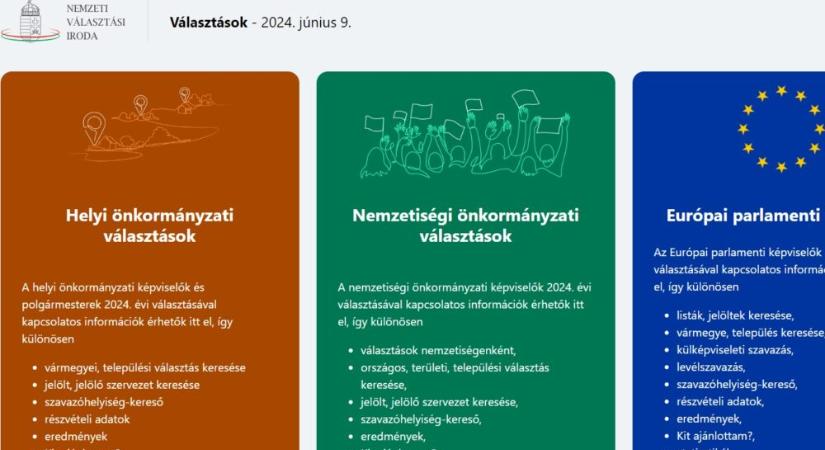 Megújult az NVI honlapja a június 9-ei választásokra