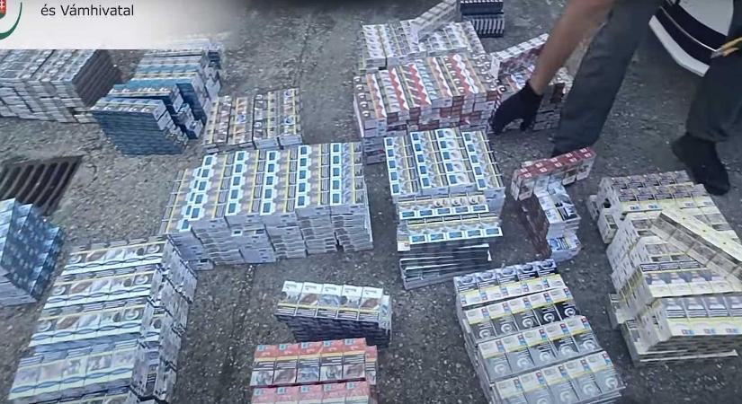 Cigarettacsempész bűnbandát fogtak el a magyar-román-ukrán hármashatárnál