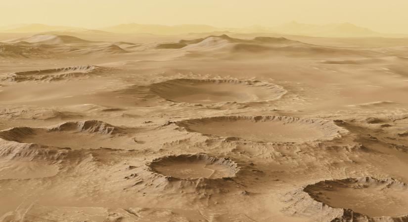 Egyetlen meteorit becsapódásával 2 milliárd kráter jött létre a Mars felszínén