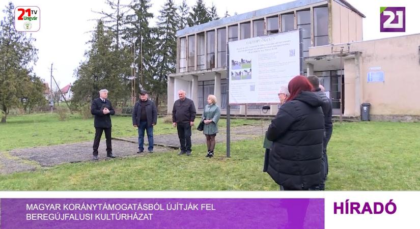 Magyar koránytámogatásból újítják fel beregújfalusi kultúrházat (videó)